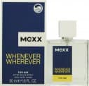 Mexx Whenever Wherever For Him Aftershave 50ml Spray