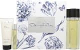 Oscar De La Renta Oscar Gift Set 100ml EDT + 100ml Body Lotion + 15ml EDT