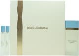 Dolce & Gabbana Light Blue Gift Set 100ml EDT + 10ml EDT + 10ml EDT