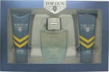 Top Gun Rivet Gift Set 100ml EDT + 100ml Shower Gel + 100ml Aftershave Balm