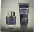 Mont Blanc Explorer Ultra Blue Gift Set 60ml EDP + 100ml Shower Gel