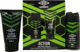 Umbro Action Gift Set 150ml Body Spray + 150ml Body Wash