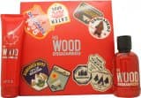 DSquared² Red Wood Gift Set 100ml EDT + 150ml Body Lotion