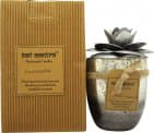 Bali Mantra Camellia Glass Silver Candle 500g - Peach Grapefruit