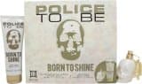 Police To Be Born To Shine Woman Gift Set 40ml EDT + 100ml Body Lotion