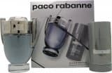 Paco Rabanne Invictus Gift Set 100ml EDT + 75ml Deodorant Stick