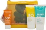 Clarins Essential Sun Care Travel Set 30ml Very High Protection Sun CreamSPF50 + 75ml Sun Care Cream + 75ml Soothing After Sun Balm