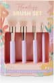 Sunkissed Flawless Brush Set 5 Pieces (This set contains:Blusher BrushPowder BrushBlending BrushEyeshadow BrushCosmetic Bag)
