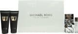 Michael Kors Pour Homme Gift Set 100ml EDP + 100ml Shower Gel + 100ml Aftershave Balm + 10ml EDP