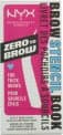 Nyx Zero To Brow Eyebrow Stencils 4 Pieces - For Thick Brows